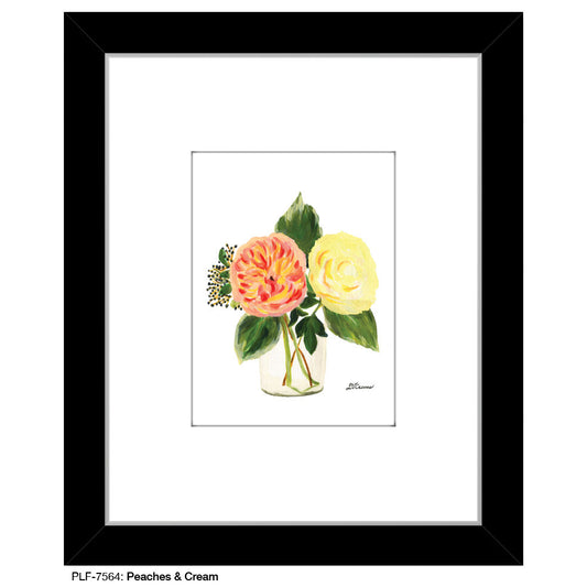 Peaches & Cream, Print (#7564D), Print Matted, www.printedcanvas.com