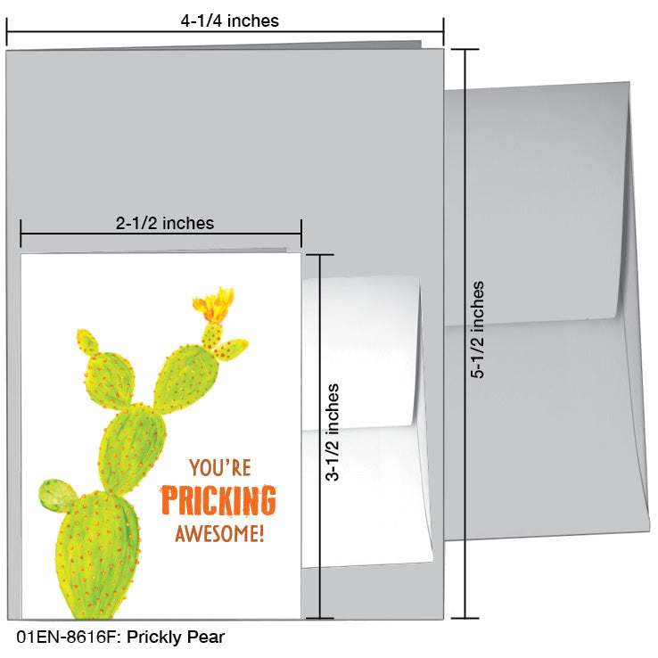 Prickly Pear, Greeting Card (8616F), Enclosure, printedcanvas.com