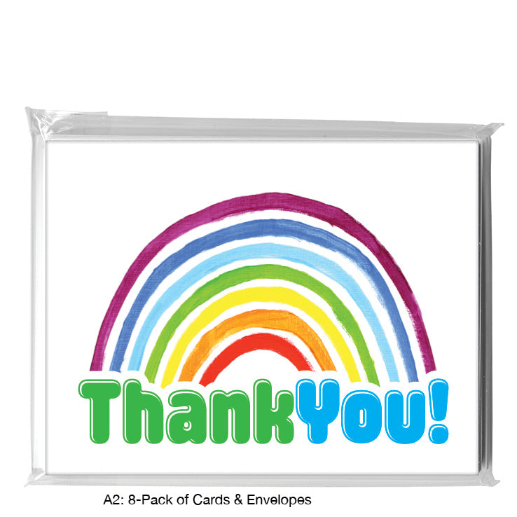 Rainbow, Greeting Card (8030FC), A2 Card 8-Pack, www.printedcanvas.com