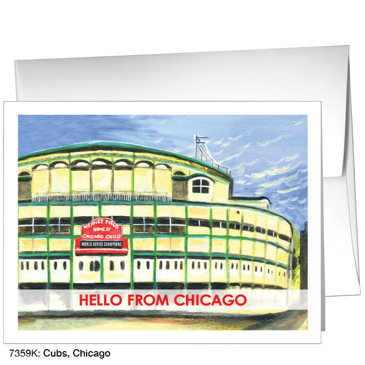 Cubs, Chicago, Greeting Card (7359K), A2, printedcanvas.com