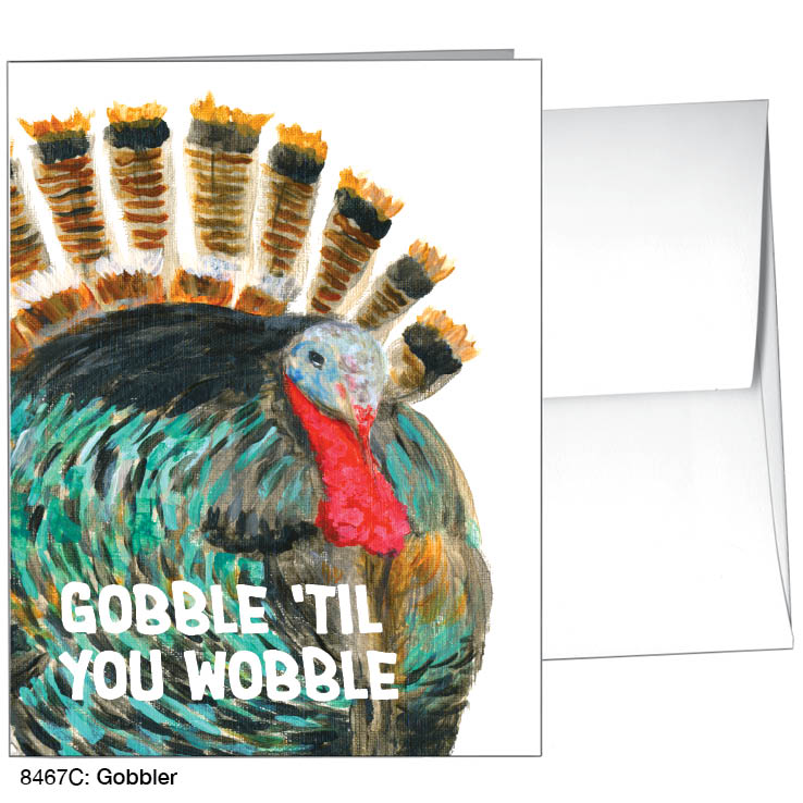 Gobbler, Greeting Card (8467C), Front, www.printedcanvas.com