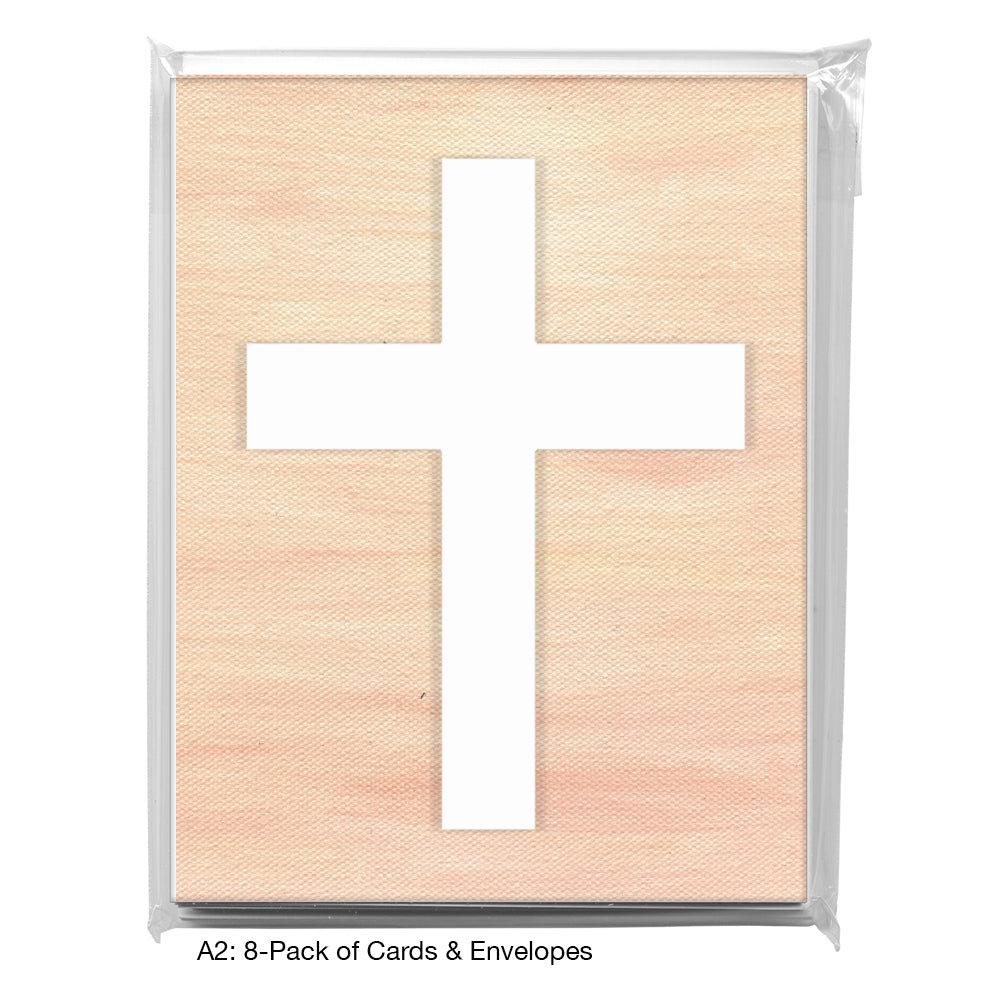 Cross, Greeting Card (8140K), A2 8-Pack, printedcanvas.com