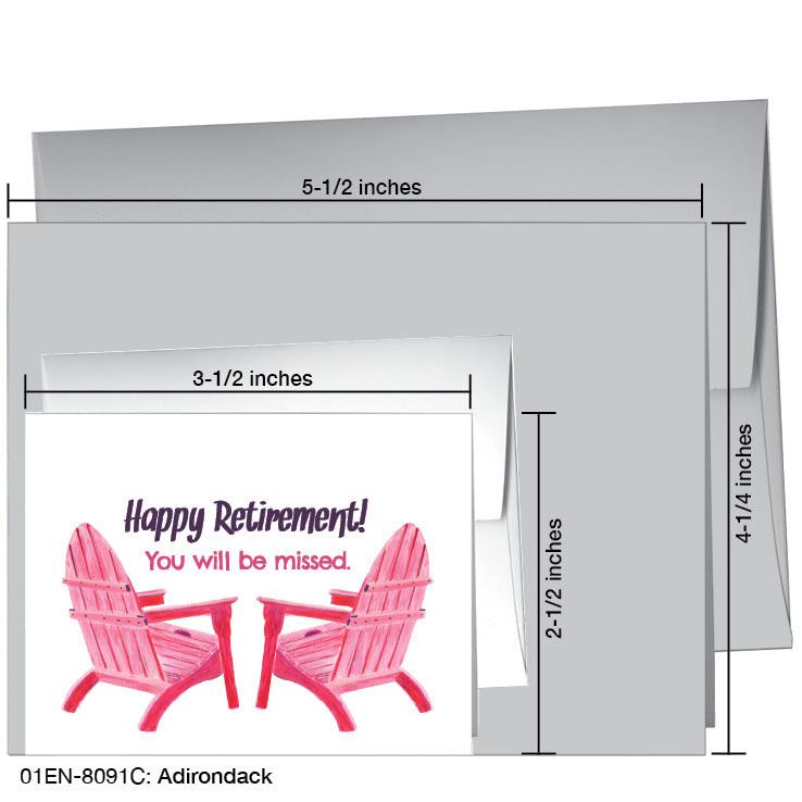 Adirondack, Greeting Card (8091C), Enclosure, printedcanvas.com