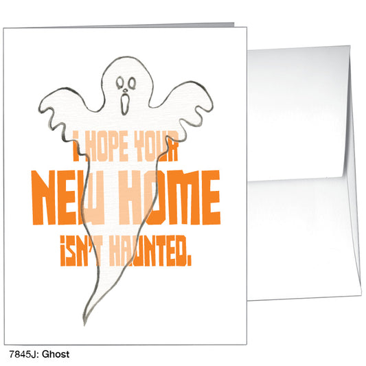 Ghost, Greeting Card (7845J), Front, www.printedcanvas.com