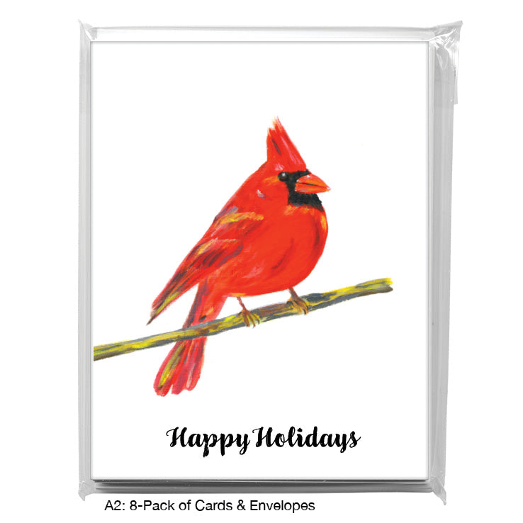 Cardinal, Greeting Card (7698J), A2 8-Pack, printedcanvas.com