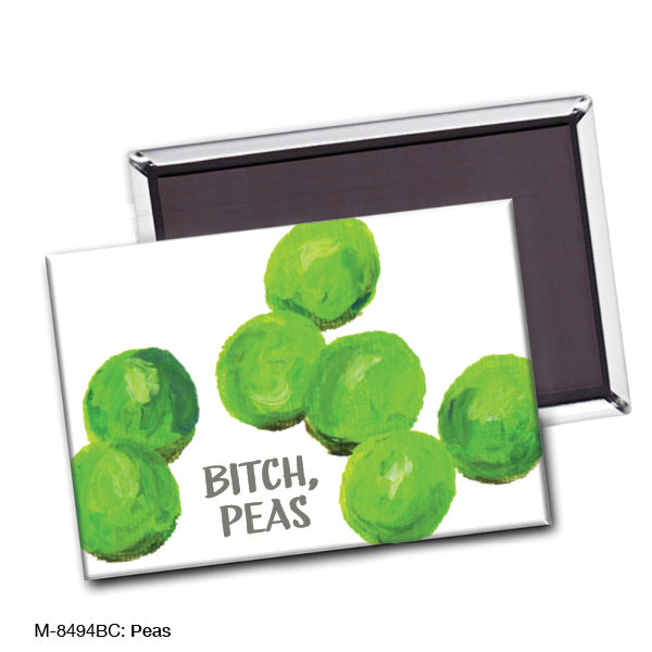 Peas, Magnet (M-8494BC), front, printedcanvas.com