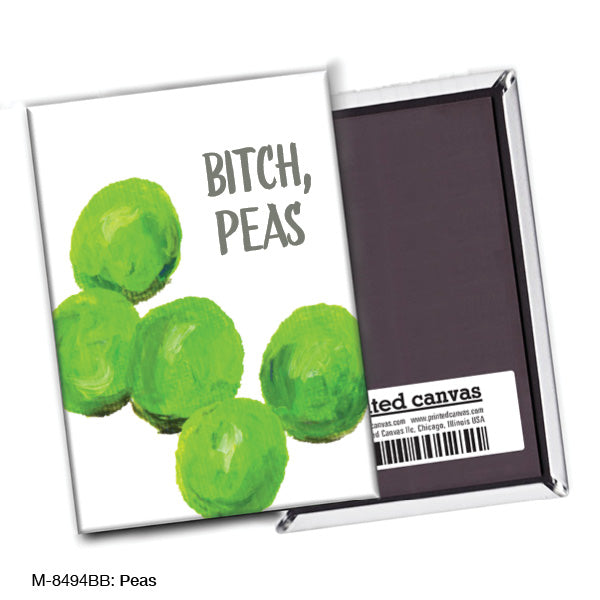 Peas, Magnet (M-8494BB), front, printedcanvas.com