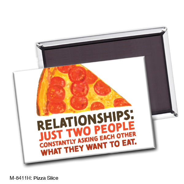 Pizza Slice, Magnet (M-8411H), front, printedcanvas.com