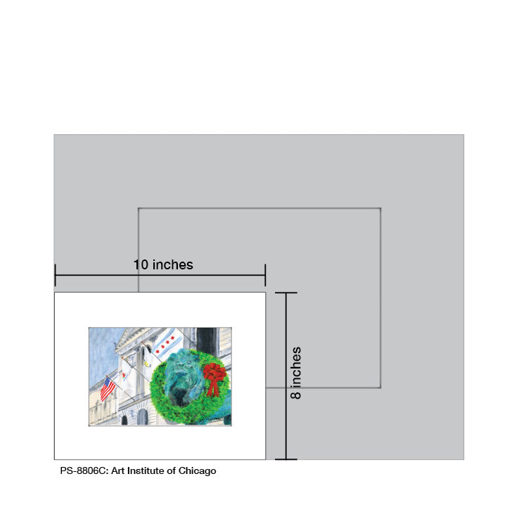 Art Institute of Chicago, Print (#8806C) - Printed Canvas