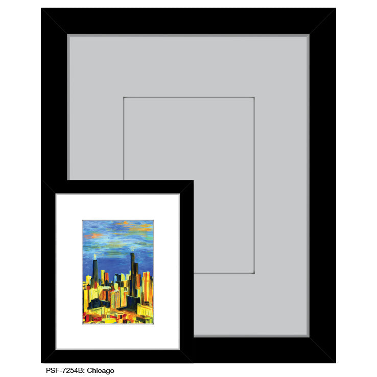Chicago, Print (#7254B) - Printed Canvas