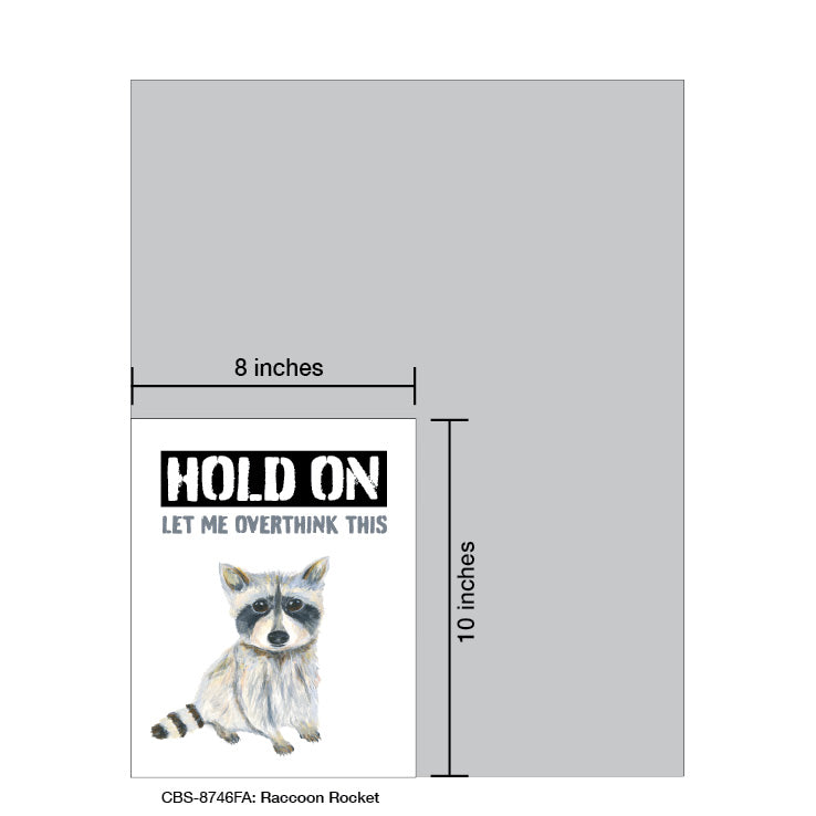 Raccoon Rocket, Card Board (8746FA), Card Board: 8x10, printedcanvas.com