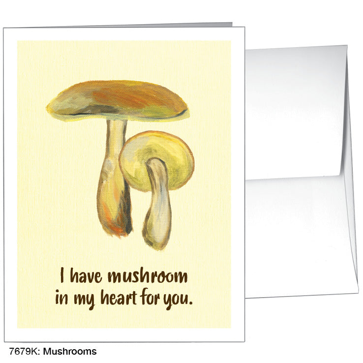 Mushrooms, Greeting Card (7679K), A2, printedcanvas.com
