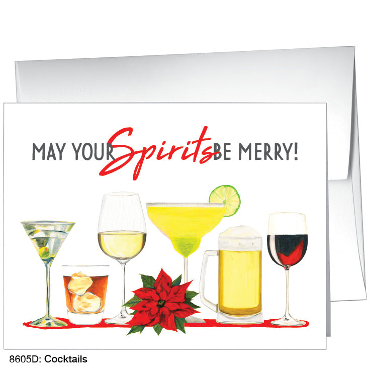 Cocktails, Greeting Card (8605D), A2, printedcanvas.com
