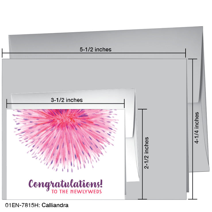 Calliandra, Greeting Card (7815H), Enclosure, printedcanvas.com