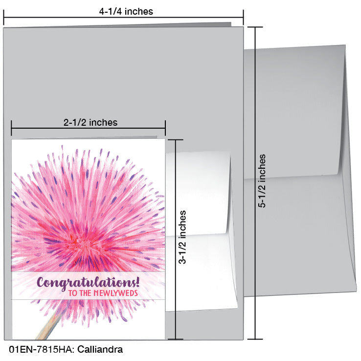 Calliandra, Greeting Card (7815HA), Enclosure, printedcanvas.com