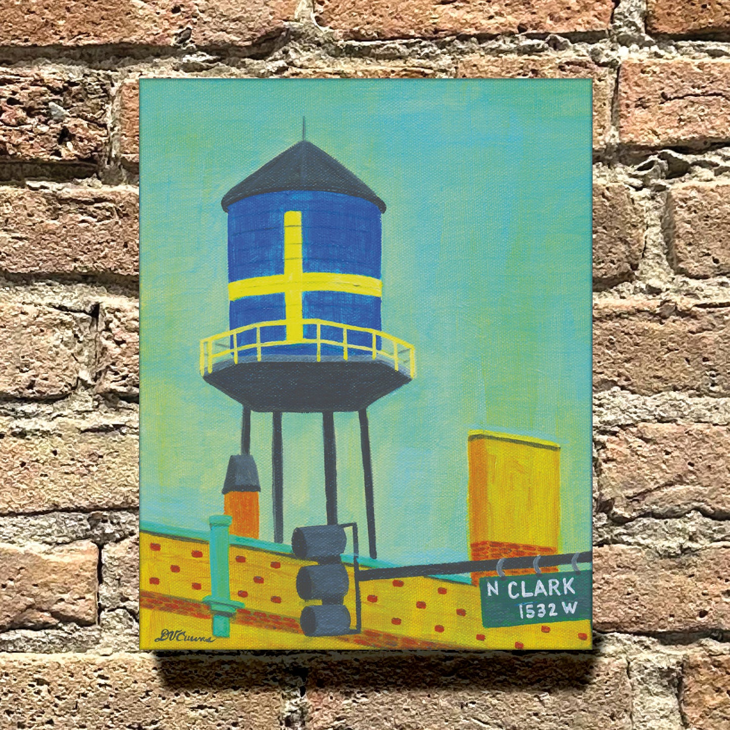 Andersonville Water Tower, Chicago, Original - Printed Canvas