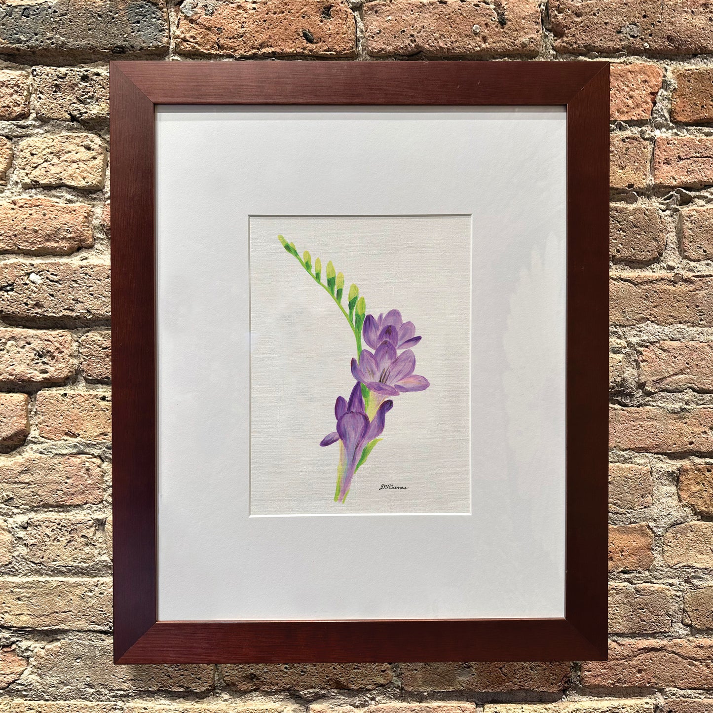 Fresia Violet Blue, Original - Printed Canvas