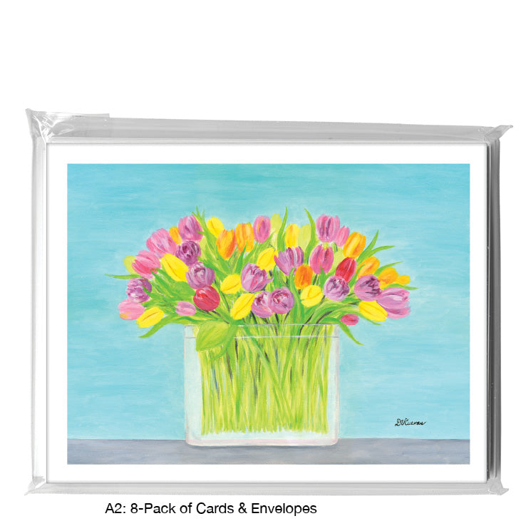 Spring Bouquet, Greeting Card (8738A), A2 8-Pack, printedcanvas.com