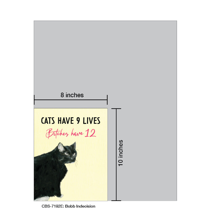 Bobb Indecision, Card Board (7192E), Card Board: 8x10, printedcanvas.com
