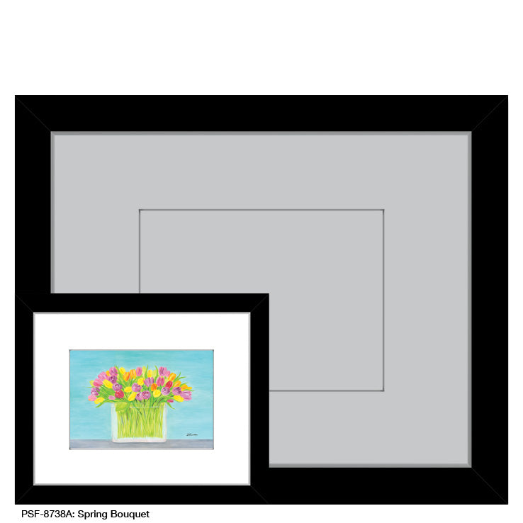Spring Bouquet, Print (#8738A), Print Matted, www.printedcanvas.com