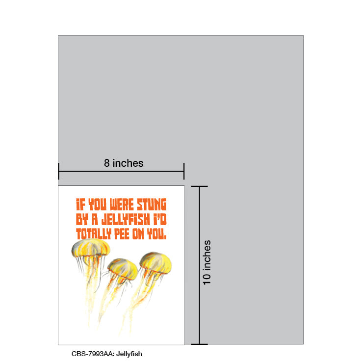 Jellyfish, Card Board (7993AA), Card Board: 8x10, printedcanvas.com