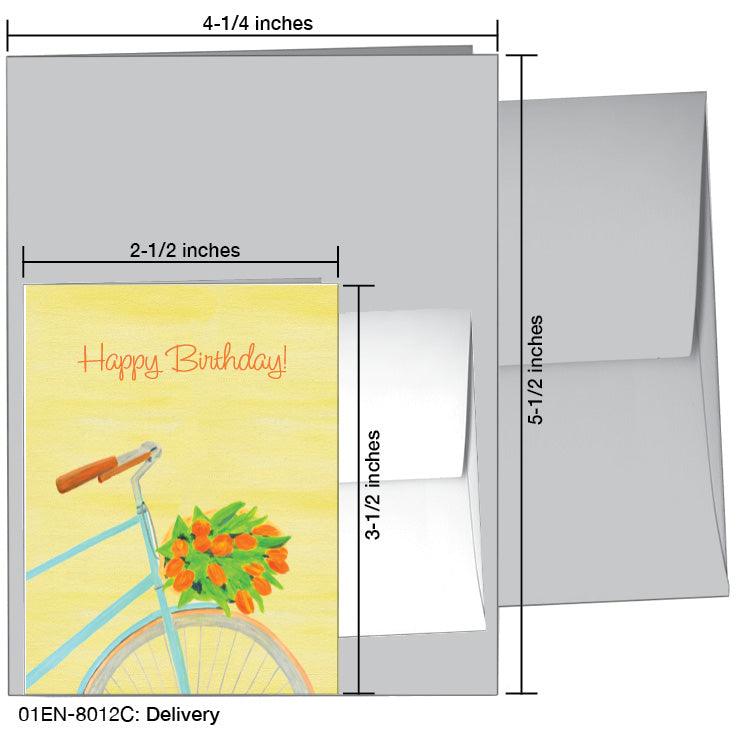 Delivery, Greeting Card (8012C), Enclosure, www.printedcanvas.com