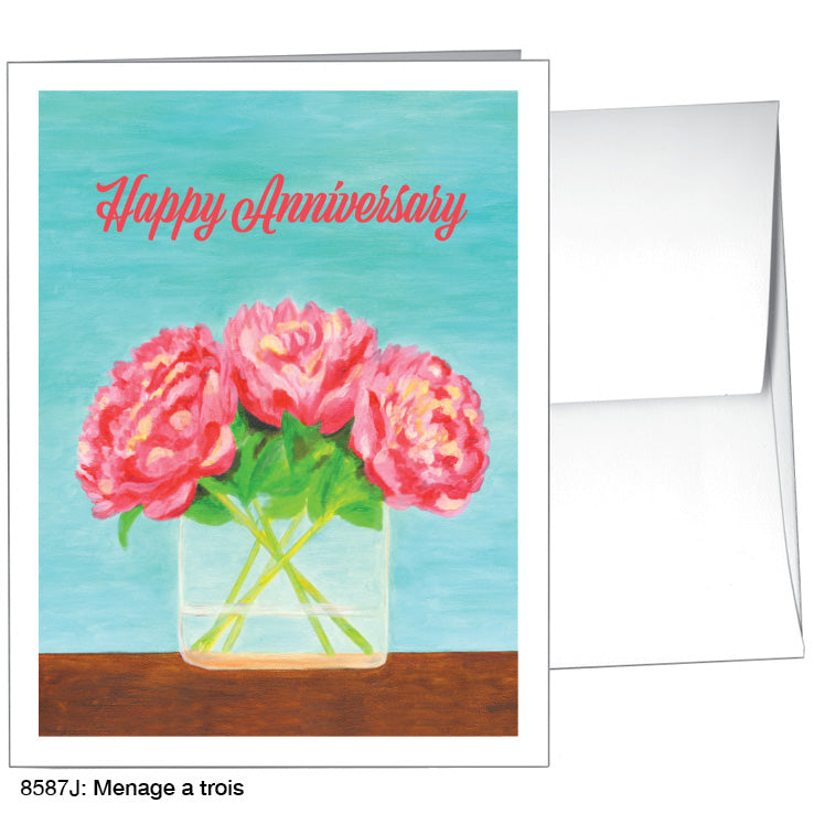 Menage a Trois, Greeting Card (8587J), A2 Card, printedcanvas.com