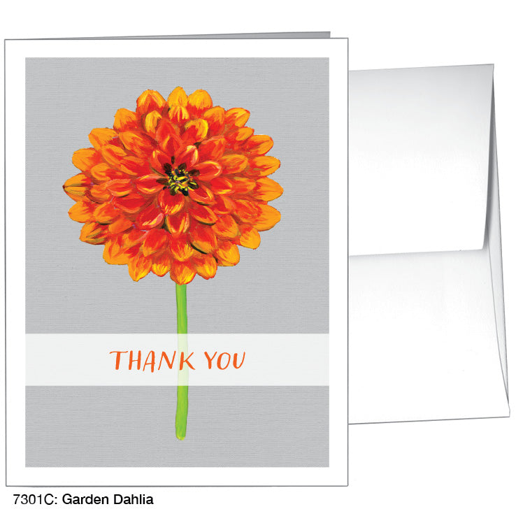 Garden Dahlia, Greeting Card (7301C), A2, printedcanvas.com