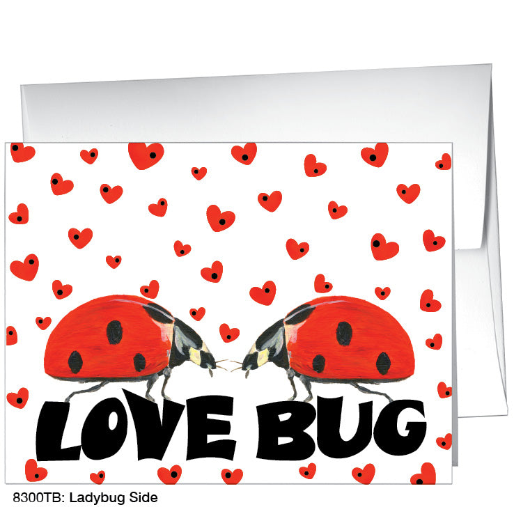 Ladybug Side, Greeting Card (8300TB), A2, printedcanvas.com