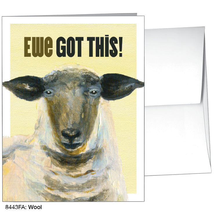 Wool, Greeting Card (8443FA), A2, printedcanvas.com