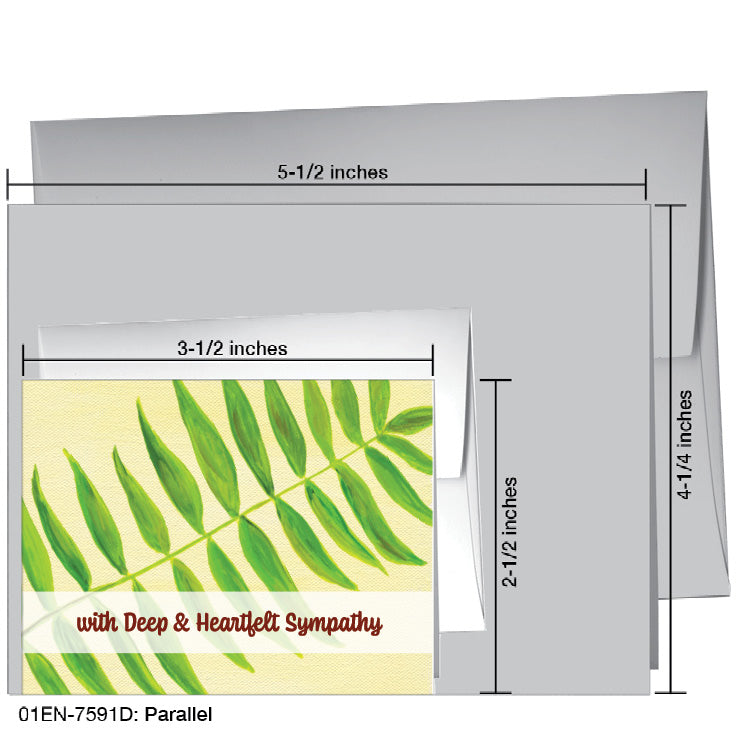 Parallel, Greeting Card (7591D), Enclosure, www.printedcanvas.com