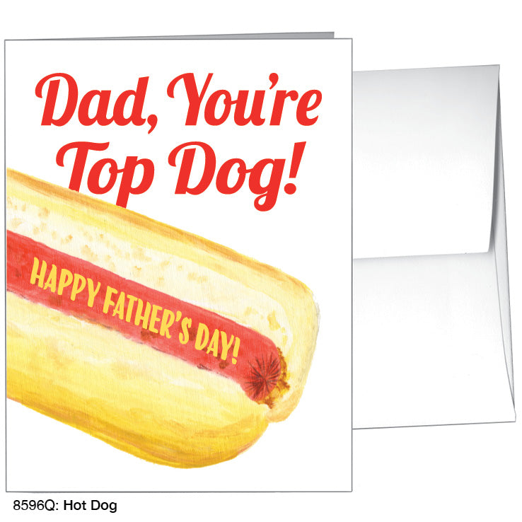 Hot Dog, Greeting Card (8596Q), A2 Card, printedcanvas.com