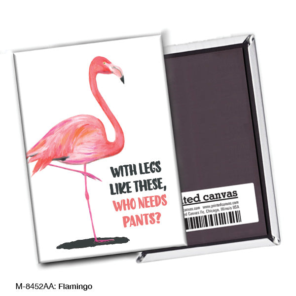 Flamingo, Magnet (M-8452AA), front, printedcanvas.com
