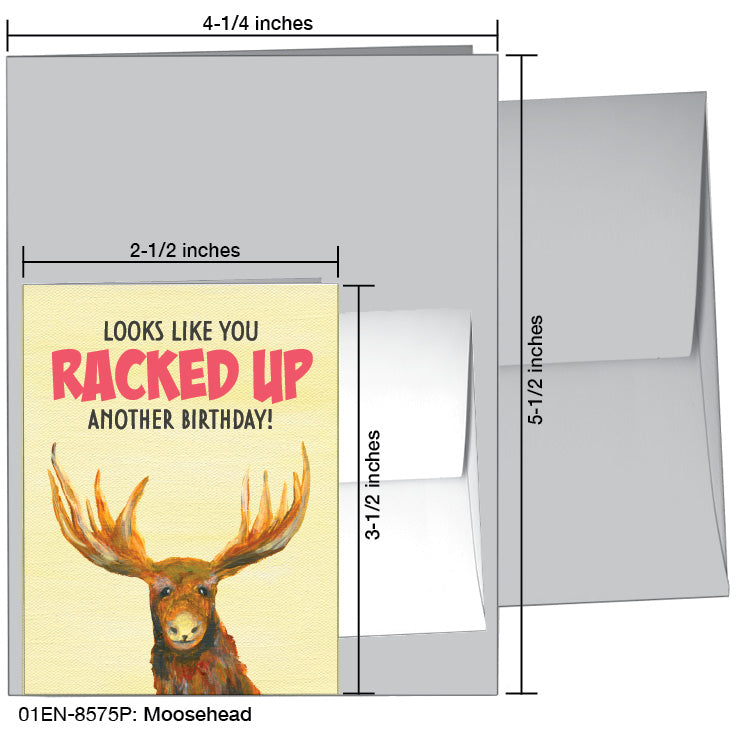 Moosehead, Greeting Card (8575P), Enclosure, printedcanvas.com