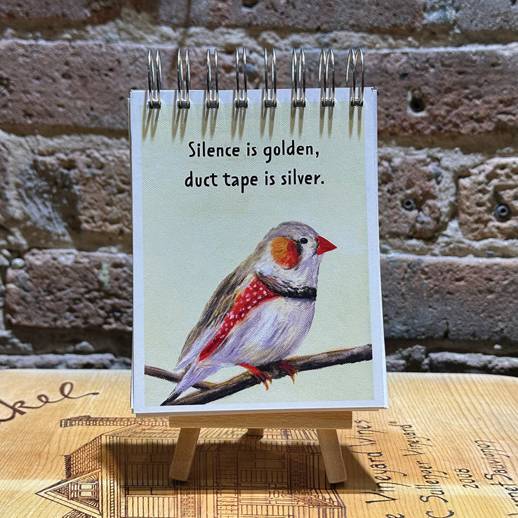 Songbird Finch, Scratch Pad (SP-8316E) - Printed Canvas