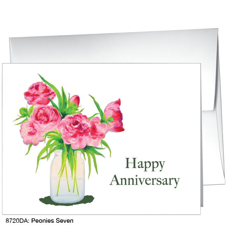 Peonies Seven, Greeting Card (8720DA), A2 Card, printedcanvas.com
