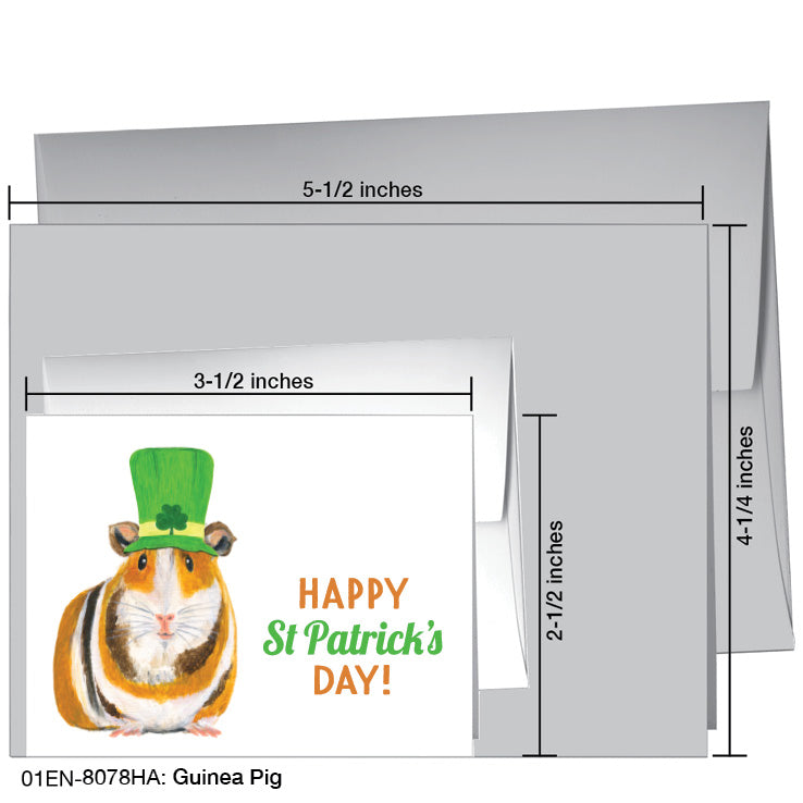 Guinea Pig, Greeting Card (8078HA), Enclosure, www.printedcanvas.com