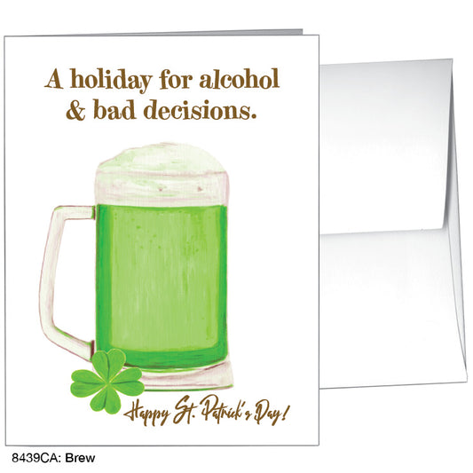 Brew, Greeting Card (8439CA), Front, www.printedcanvas.com