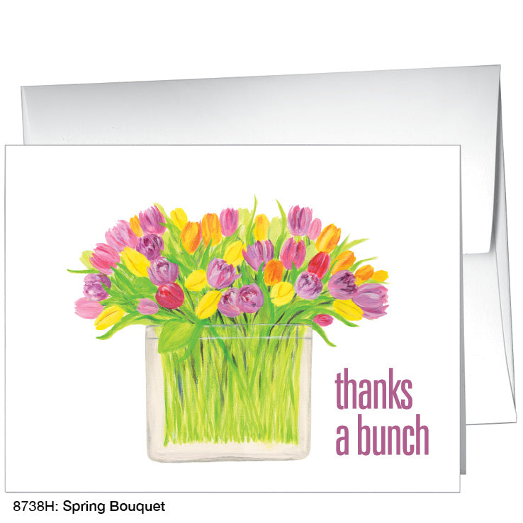 Spring Bouquet, Greeting Card (8738H), A2 Card Front, www.printedcanvas.com