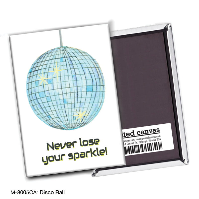 Disco Ball, Magnet (M-8005CA), front, printedcanvas.com