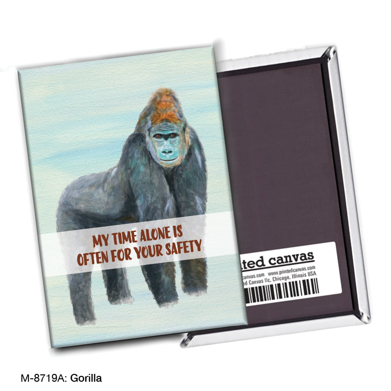 Gorilla, Magnet (M-8719A), front, printedcanvas.com