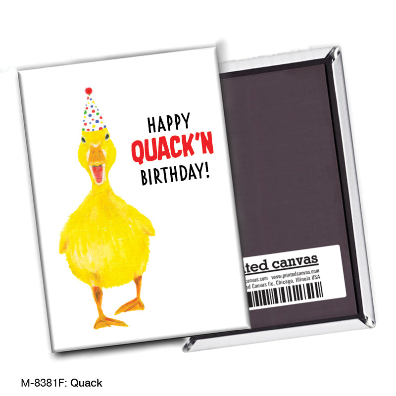 Quack, Magnet (M-8381F), front, printedcanvas.com