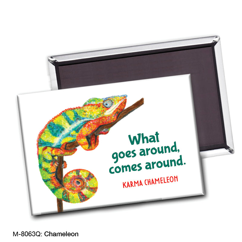Chameleon, Magnet (M-8063Q), front, printedcanvas.com