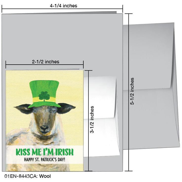 Wool, Greeting Card (8443CA), Enclosure, printedcanvas.com