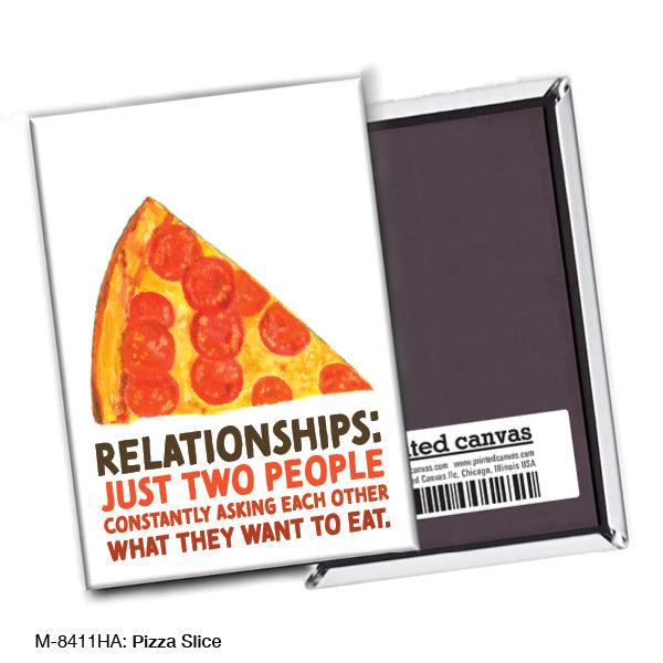 Pizza Slice, Magnet (M-8411HA), front, printedcanvas.com