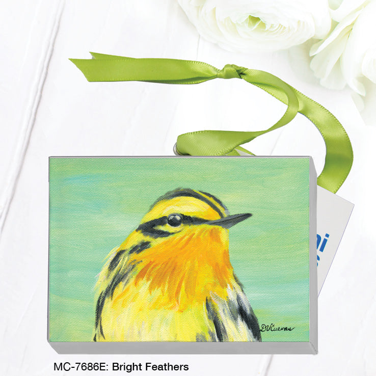Bright Feathers, Mini Canvas (MC-7686E), Front, printedcanvas.com