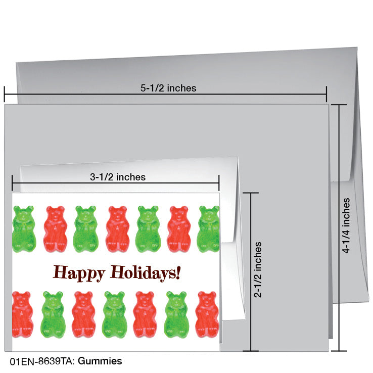 Gummies, Greeting Card (8639TA), Enclosure, www.printedcanvas.com