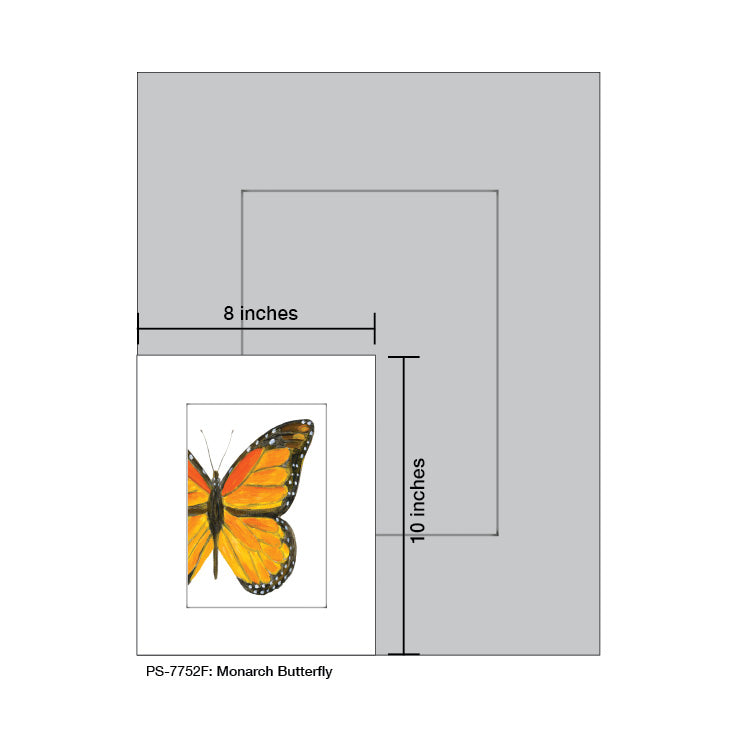 Monarch Butterfly, Print (#7752F) - Printed Canvas