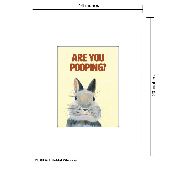 Rabbit Whiskers, Print (#8034C) - Printed Canvas