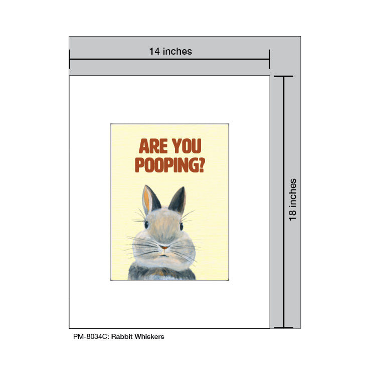 Rabbit Whiskers, Print (#8034C) - Printed Canvas